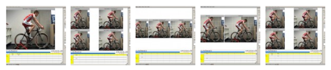 Video analyse tijdens het fietsen